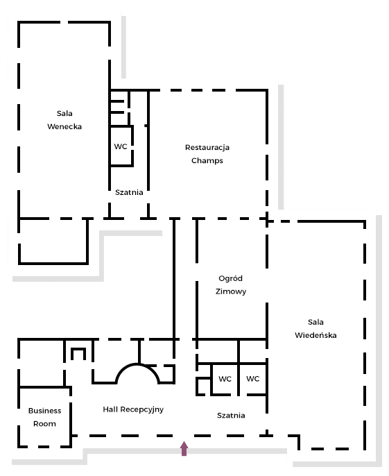 Plan sal – Parter